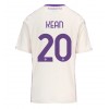 Muški Nogometni Dres Fiorentina Moise Kean #20 Gostujuci 2025-26 Kratak Rukav Muški Nogometni Dres Fiorentina Moise Kean #20 Gostujuci 2025-26 Kratak Rukav